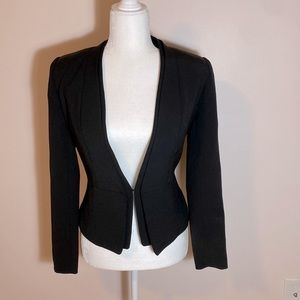 NWT CATHERINE Black Classic Short Fully Lined Business Dress Blazer, Size 4